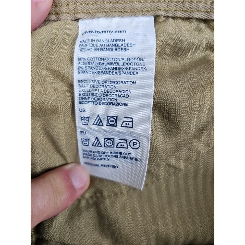 Tommy Hilfiger Pants Women's 8 32x31 Brown 5 Pocket Lightweight Stretch Bootcut